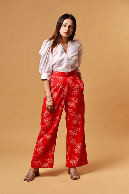 The Bold Orange And White Coord